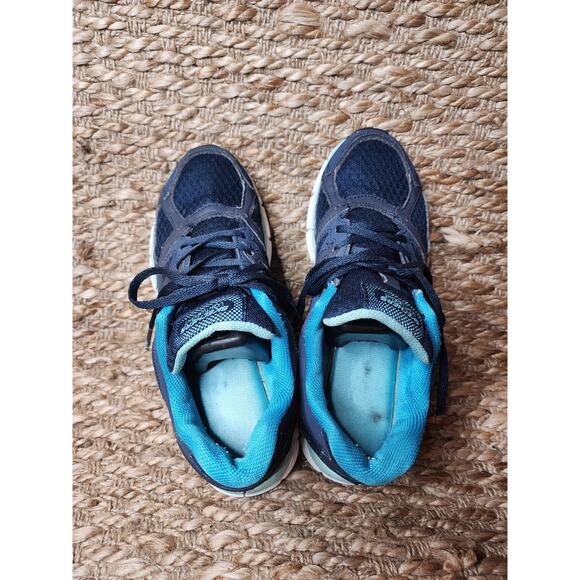 Skechers Sport Womens Black Blue Flex Sole Running Walking Athletic Size 8 - Picture 9 of 11